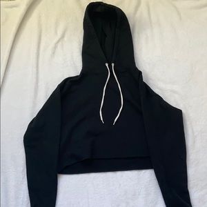 Wild Fable Black Cropped Hoodie